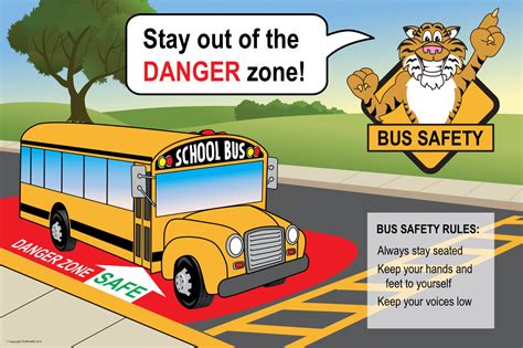 School Bus Safety Poster | PBIS Ideas | Pinterest | School bus safety ...