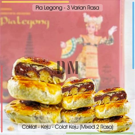 Jual Pia Legong Keju Coklat Durian Kacang Hijau Mix Original Oleh Oleh