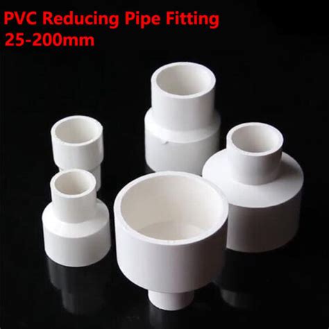 Pvc Reducing Fitting Concentric Reducer Connector Socket Coupling White