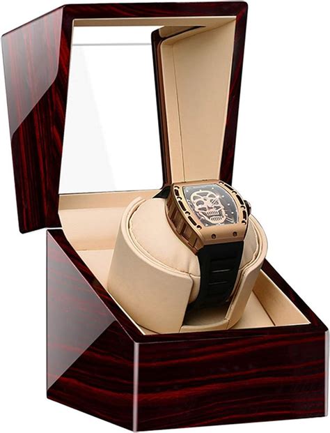 TANGIST Caja Giratoria Para Relojes Watch Winder Con Motor Silencioso