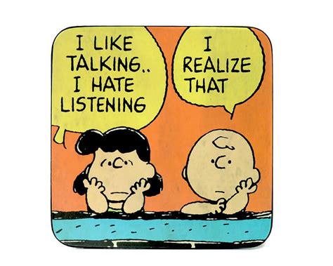 Peanuts Lucy And Charlie Brown Single Coaster Comics Renio And Clark