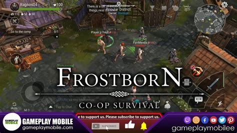 Frostborn Coop Survival GAMEPLAY Android IOS Mobile SURVIVAL YouTube