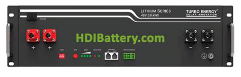 Bater A De Litio Turbo Energy Lithium Series V Kwh