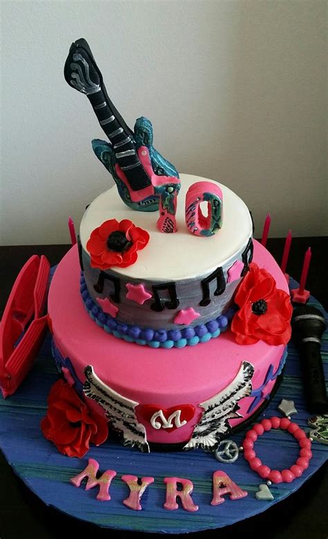 Rockstar Pop Star Cake Decorated Cake By Cake Raga Cakesdecor