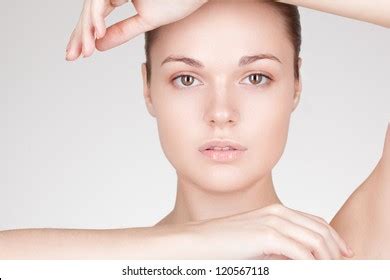 Closeup Fashion Photo Beautiful Nude Blonde Stock Photo 265839815 Shutterstock