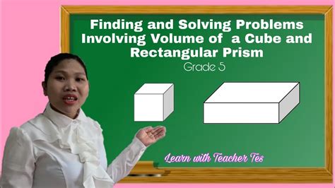 Finding And Solving Problems Involving Volume Of A Cube And Rectangular Prism Grade 5 Youtube