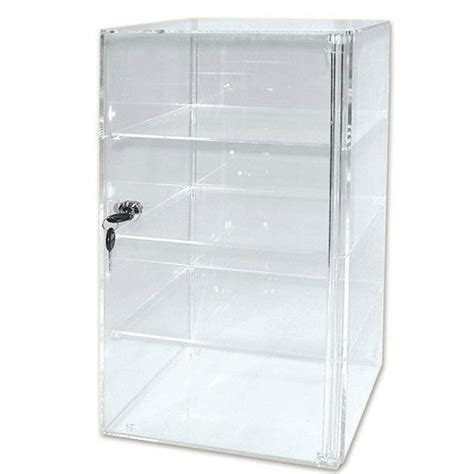 Custom Clear Rectangle Acrylic Display Cabinet Pmma Display Box Hy