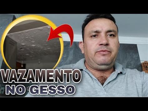 OQUE ACONTECE QUANDO MOLHA O GESSO vazamento de água no gesso YouTube