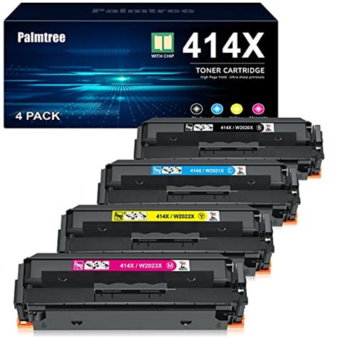 X Toner Cartridges Pack High Yield With Chip Replacement For Hp