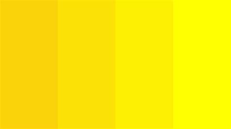 Monochromatic Color Scheme Yellow