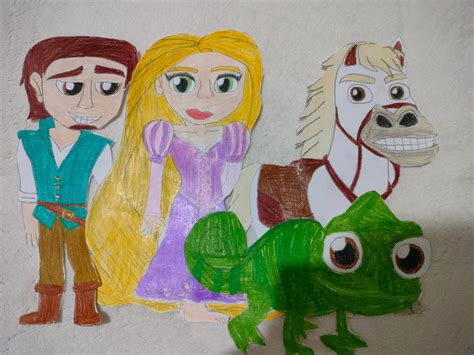 Tangled characters by jamesthecartoonist on DeviantArt