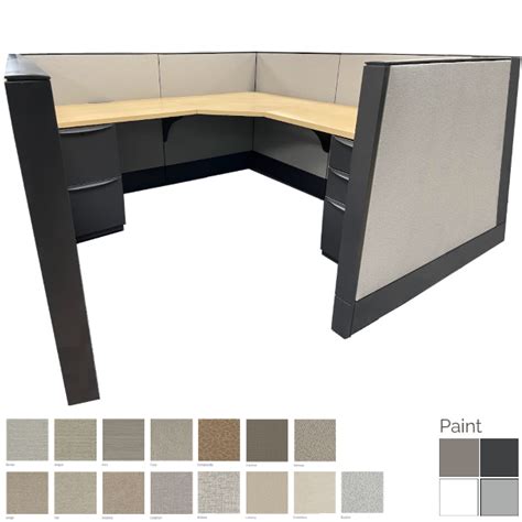 Haworth Premise Refurbished Cubicle 42h 8 Footprints