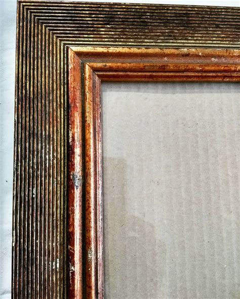 Vintage Wood Gilded Reeded And Fluted Photo Frames With A Etsy