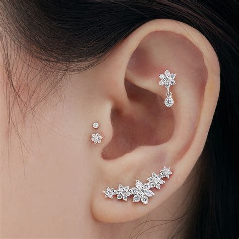 Double Tragus Piercing Trend Popsugar Beauty