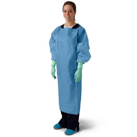 Medline Protective Overhead Isolation Gown XL 50Ct