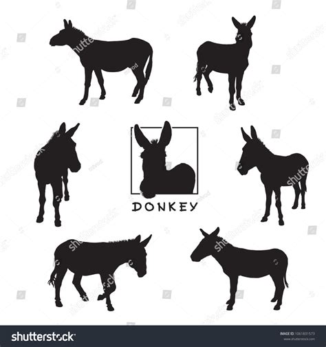 28 Burro Side Profile Silhouette Royalty Free Images Stock Photos