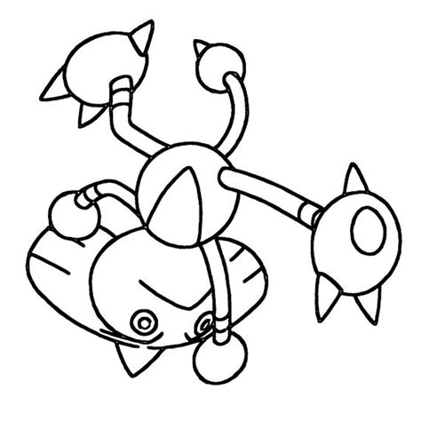 Hitmontop Coloring Page - Print IdeaShortcut