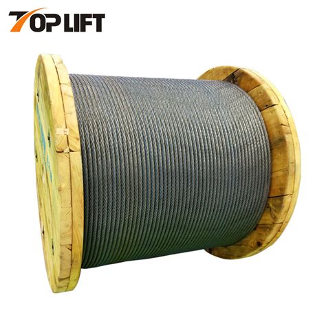 6 29fi Iwr Braided Ungalvanized Steel Cable Galvanized Steel Wire Rope