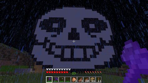 Finished Sans! : r/Minecraft