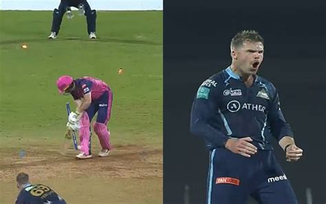 Ipl 2022 Lockie Ferguson Bowls A Splendid Yorker To Remove Jos Buttler