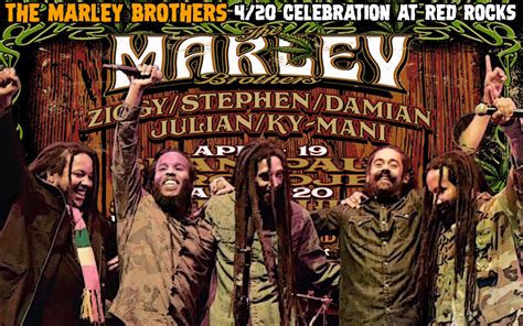 Bob Marley The Marley Brothers Are Coming To Red Rocks Park And