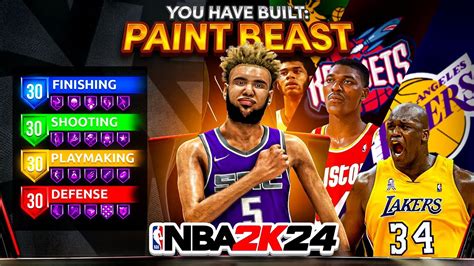 THIS POST SCORER BUILD IS DOMINATING NBA 2K24 BEST POST SCORER BUILD