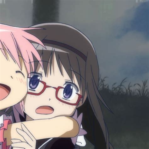 Madoka Magica Matching Icons Madoka Magica Madoka And Homura