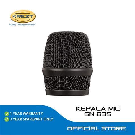 MICROPHONE GRILLE KEPALA MIC Sennheiser 835 Lazada Indonesia