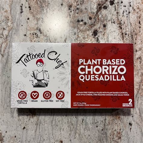 Tattooed Chef Plant Based Chorizo Quesadilla Reviews Abillion