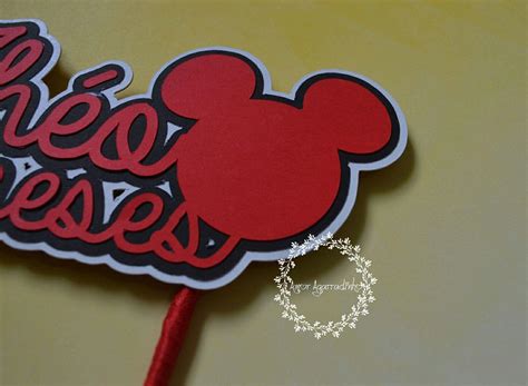 Topper De Bolo Do Mickey Bolo Mickey Enamel Pins