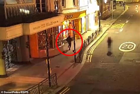 Chilling Cctv Shows Rapist Fleeing The Scene Of Brutal Sex Attack On