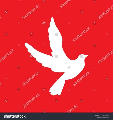 Dove Peace Icon Graphics Resource Template Stock Vector Royalty Free