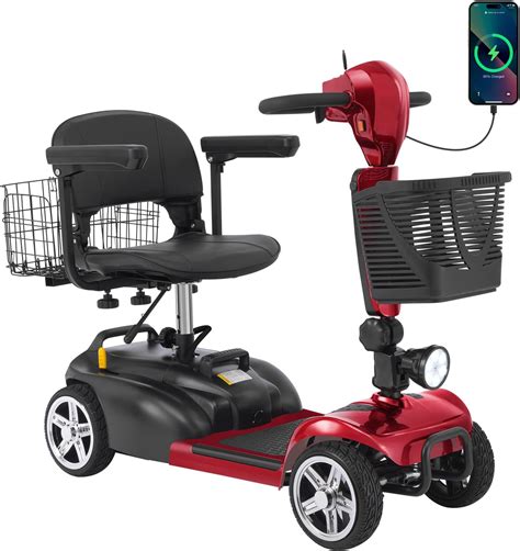 Elifecenter Battery Powered 4 Wheel Mobility Scooter For