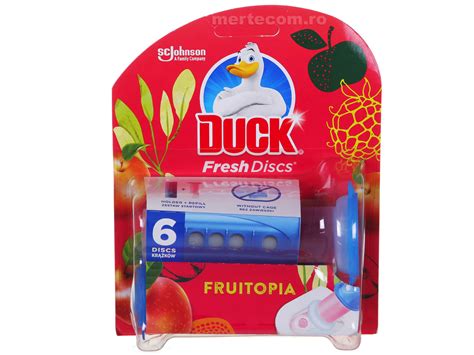 Odorizant WC Duck Fresh Discs 36ml Fruitopia Mertecom Ro