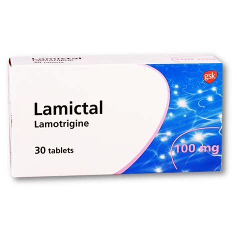 Lamictal 100 Mg Lamotrigine 30 Tablets