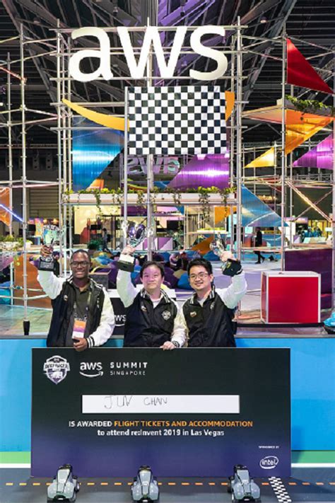 Developer At The Aws Deepracer League Singapore Race Sets New World