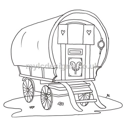 Gypsy Caravan Coloring Pages Coloring Pages