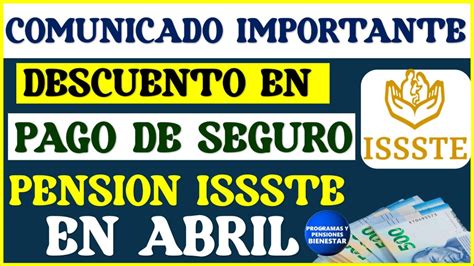 URGENTEEste es el DESCUENTO a pensionados por PAGO de seguro en talón