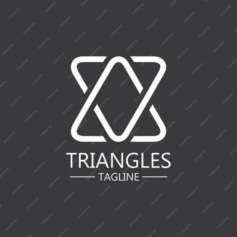 Premium Vector Triangle Icon Design