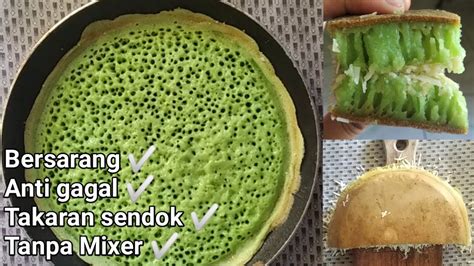 RESEP TERANG BULAN TEFLON TANPA MIXER MARTABAK MANIS ENAK YouTube