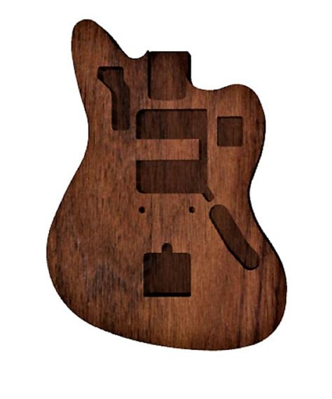 JAG Style Guitar Body Svg And Dxf CNC File Xcarve Onefinity Shapeoko