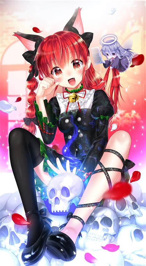 Kaenbyou Rin Rin Kaenbyou Touhou Mobile Wallpaper By Pixiv Id