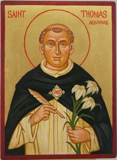 Saint Thomas Aquinas Doctor Of The Church Stained Glass Handcrafted