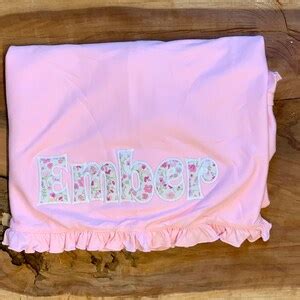 Custom Personalized Baby Blankets Embroidered With Love Care Ideal