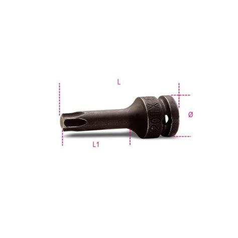 Millmatpro Douille tournevis à chocs torx t50 beta série 720tx