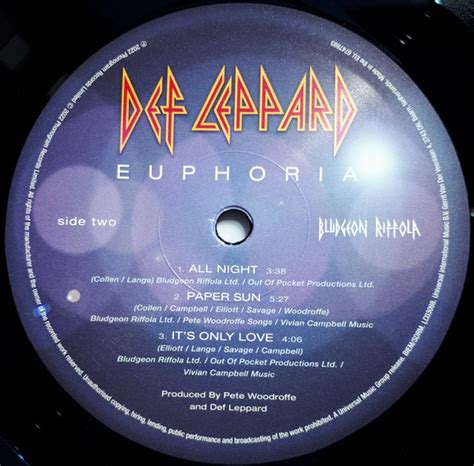 Def Leppard Euphoria 2xlp Album Re Akerrecords Nl