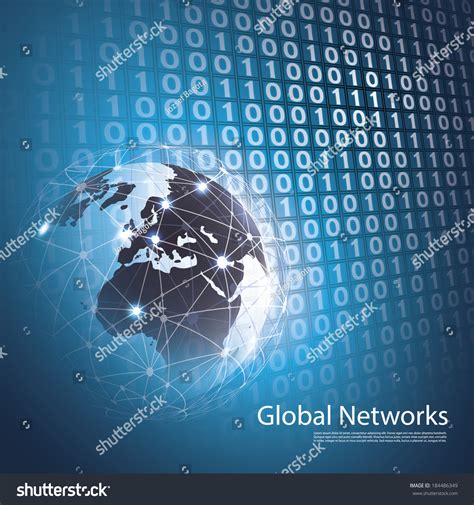 Global Networks Eps 10 Vector For Your Business 184486349