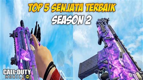 Top 5 Senjata Terbaik Codm Season 2 2022 Codm Indonesia Youtube