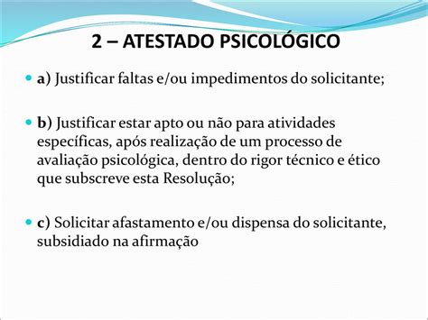 Aprender sobre 95 imagem modelo de atestado psicológico br