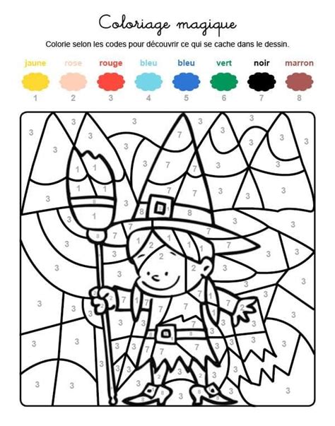 Coloriage Magique Halloween Imprimer Sur Coloriageenfant